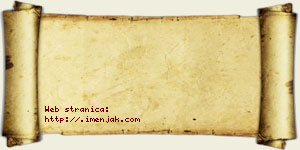 Javorka Bzeničanin vizit kartica